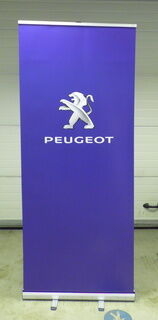 Roll up bänner logoga - Peugeot