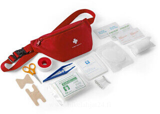 Nylon bag with first aid kit