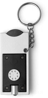 Key holder with coin (€0.50 size)
