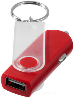 Swivel car adapter key chain 2. picture