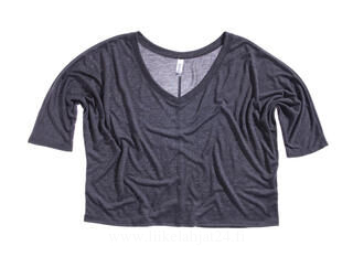 Flowy Boxy V-Neck T-Shirt 5. picture