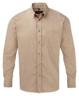 Long Sleeve Classic Twill Shirt 5. picture