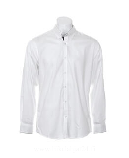 Contrast Premium Oxford Button Down Shirt LS 3. picture