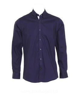Contrast Premium Oxford Button Down Shirt LS 2. picture