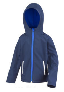 Kids TX Performance Hooded Softshell Jacket 2. picture
